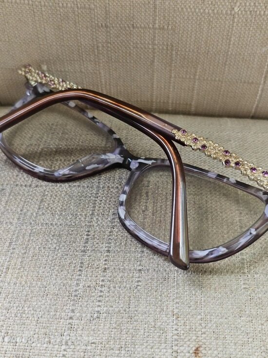 Bebe Eyeglasses Frame Purple Tortoise Eyewear BB5176 Eyeglasses Frame only main image 10